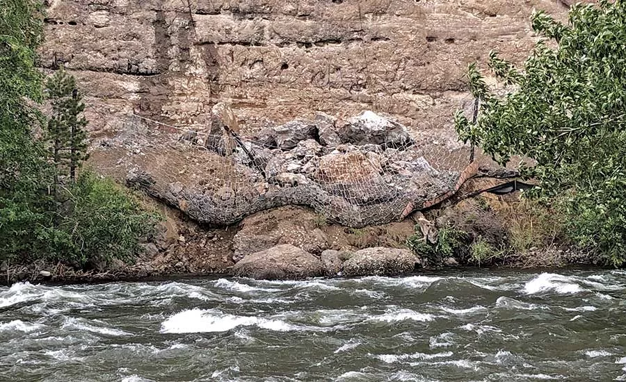 Stillwater River Road Rockfall