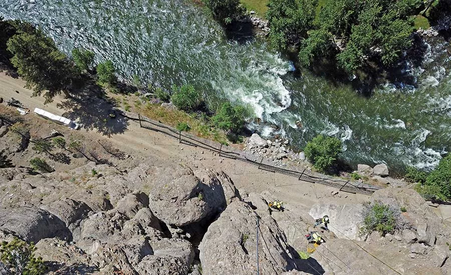 Stillwater River Road Rockfall