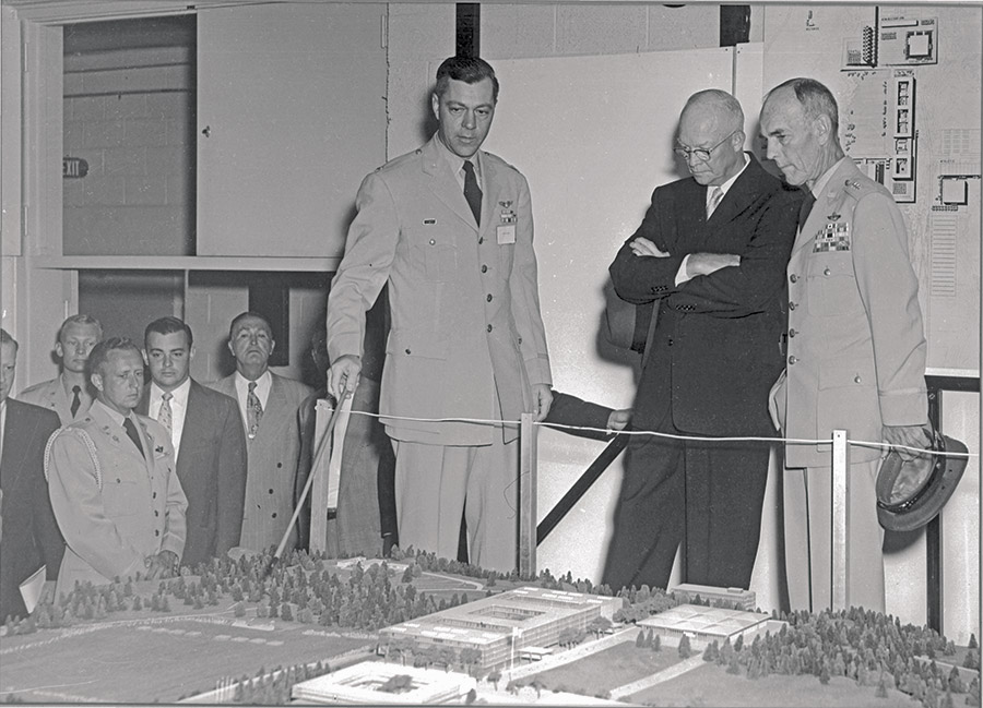 Arthur Witters and Dwight Eisenhower