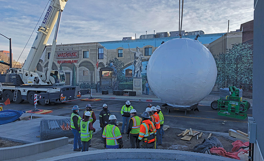 sculpture installation