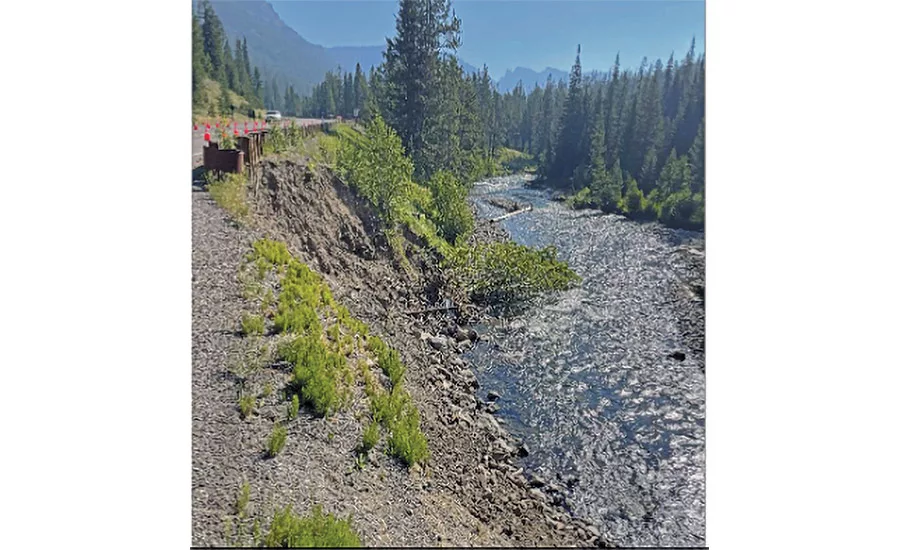 Yellowstone National Park Emergency Slope Stabilization