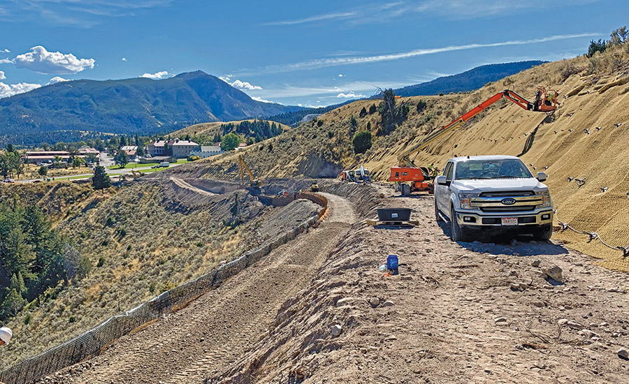 Yellowstone National Park Emergency Slope Stabilization