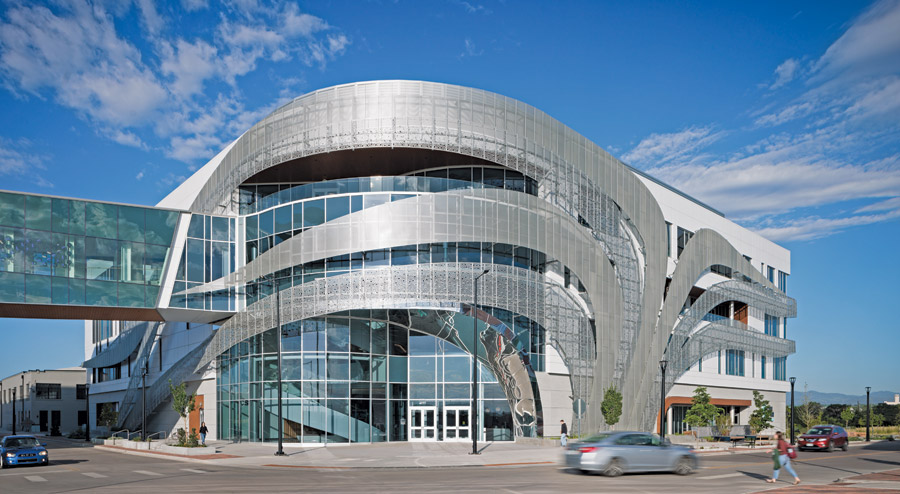 Hydro building at the Spur Campus
