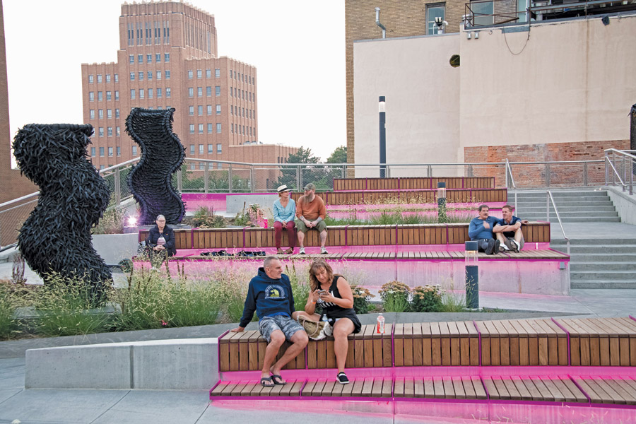 Dumke Arts Plaza & The Corner Plaza