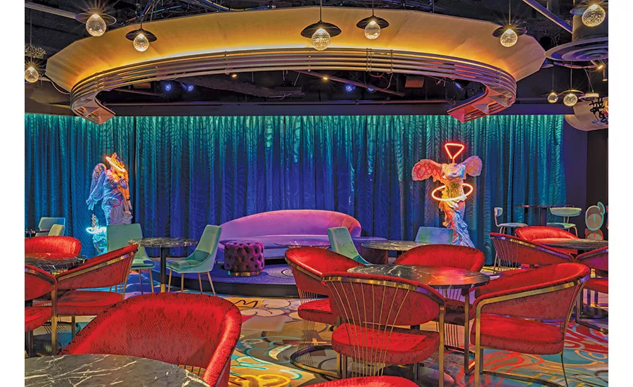 meow wolf Denver Lounge