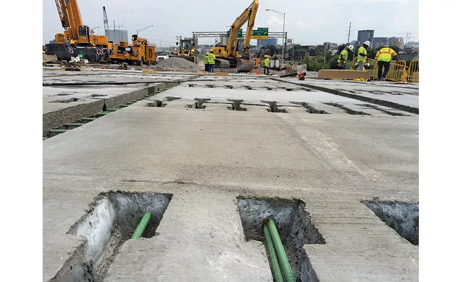 Nashville Bridge construction