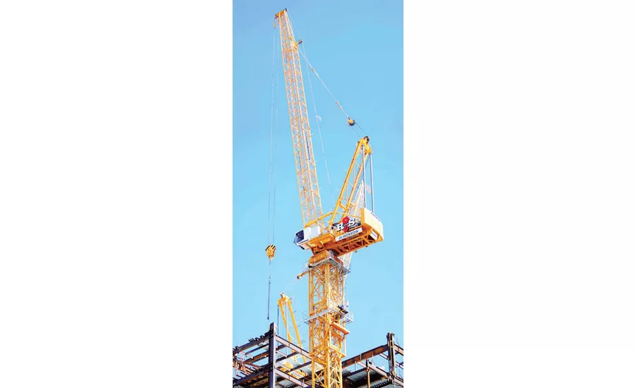 Modified crane height limitation