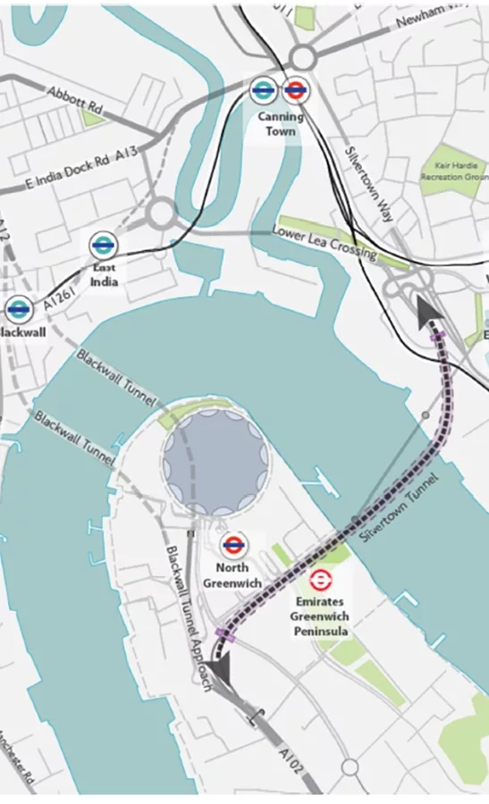 Silvertown Map