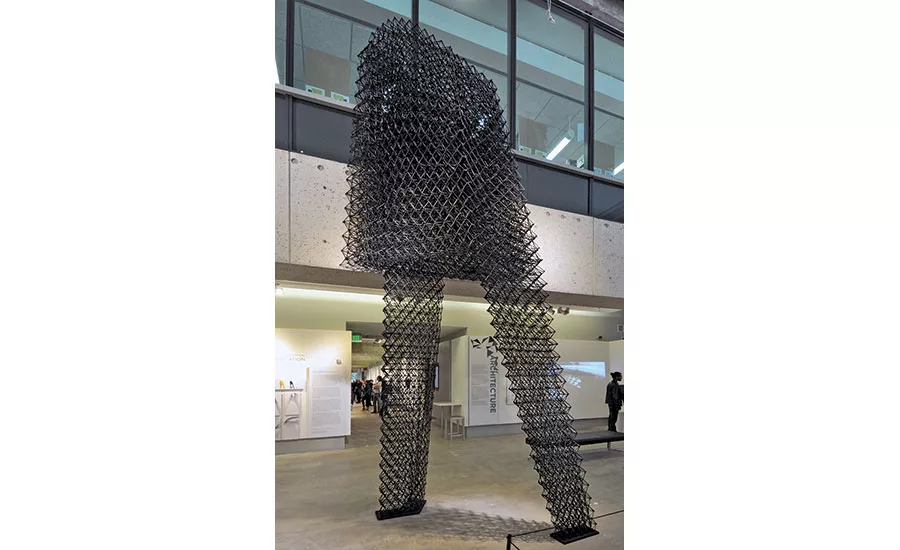 Branch Technology's 3D-printed object sculpture