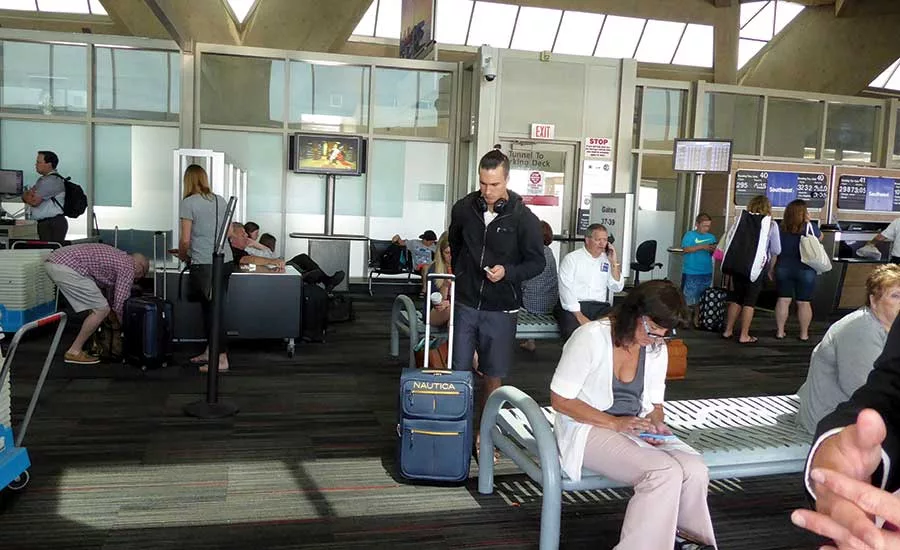 Existing gates at Kansas City airport