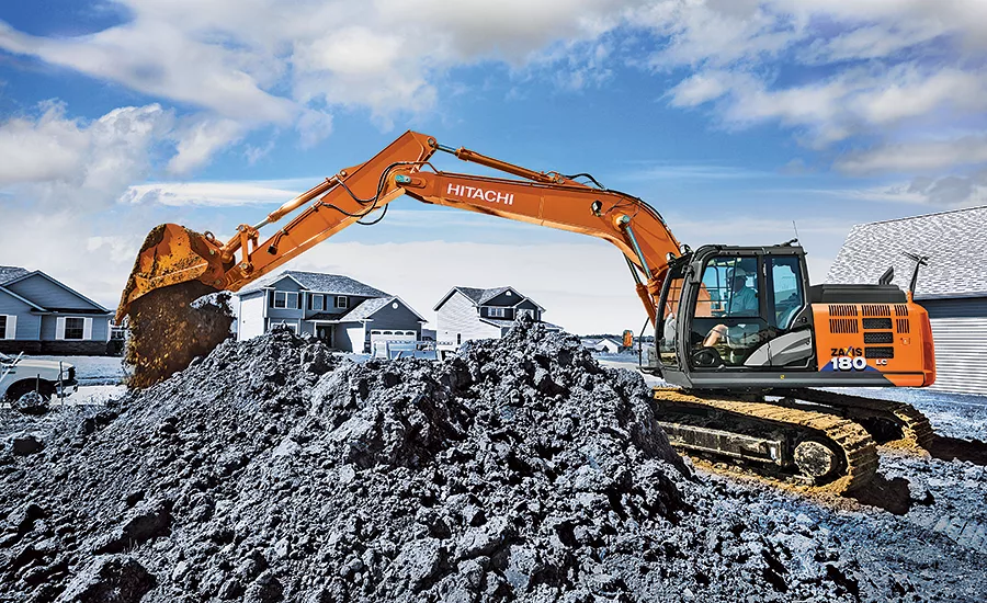 Hitachi ZX130-6, ZX160LC-6 and ZX180LC-6 excavators