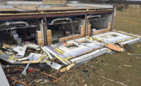School damaged in tornado