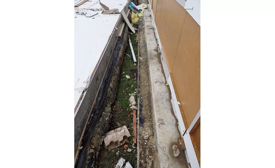 improper wall-to-foundation connections