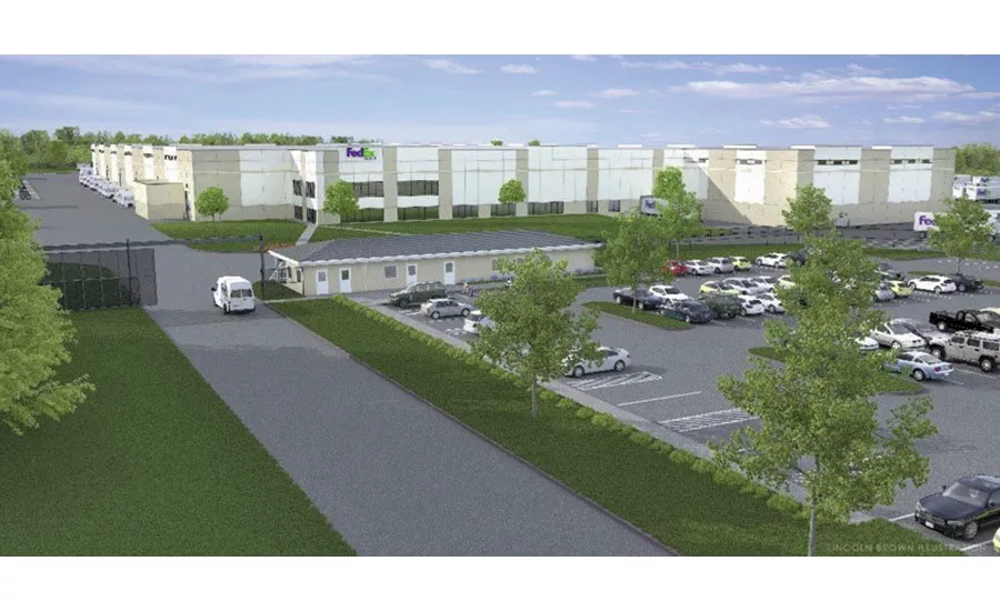 FedEx warehouse site's first tenant