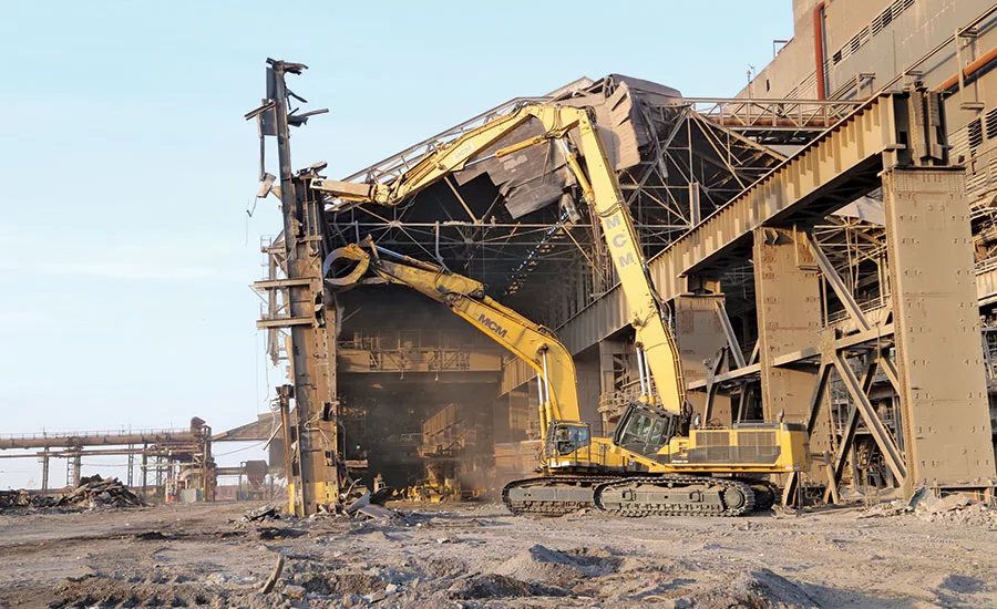 Old facilities demolished