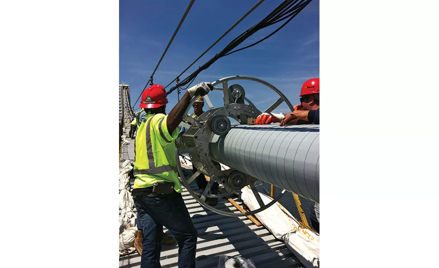 Dehumidification system extends life of suspension cables