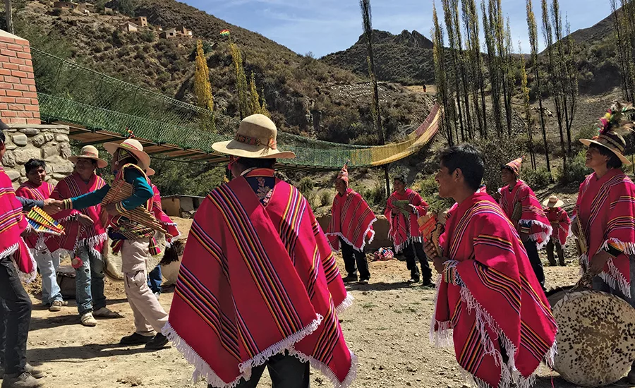 Villagers Entertain
