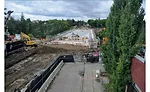 bridge deck in place