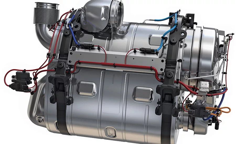 The Mack ClearTech One exhaust system