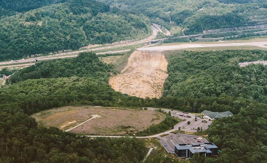 Yeager-Airport-slope-failure