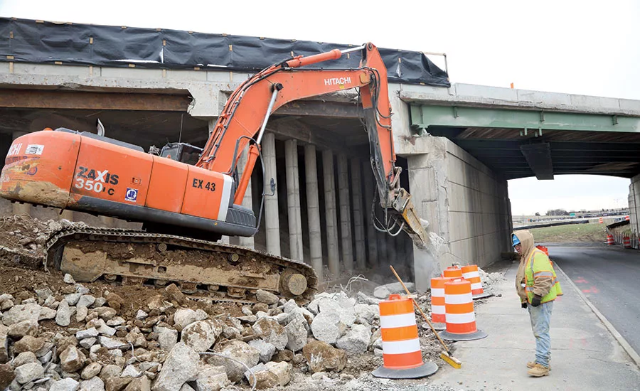 Virginia highway construction project