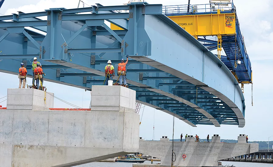 Steel-girder substringer system