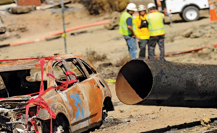 Pacific Gas & Electric-owned natural-gas pipeline