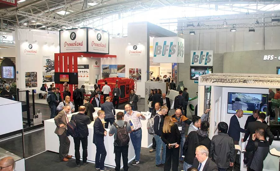 indoor Bauma displays