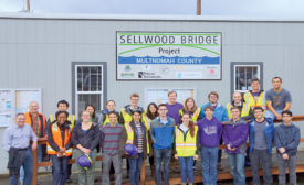 Beavers sponsored tour of the Sellwood Bridge Project