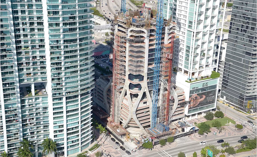 One Thousand Museum Tower under construction