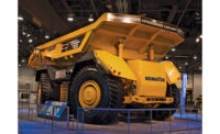 Komatsu autonomous mining truck