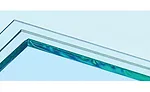 Thin central pane