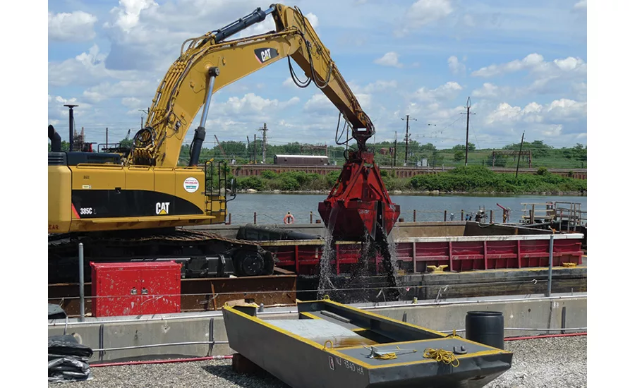 Polluted Passaic River