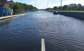 flooded interstate highway