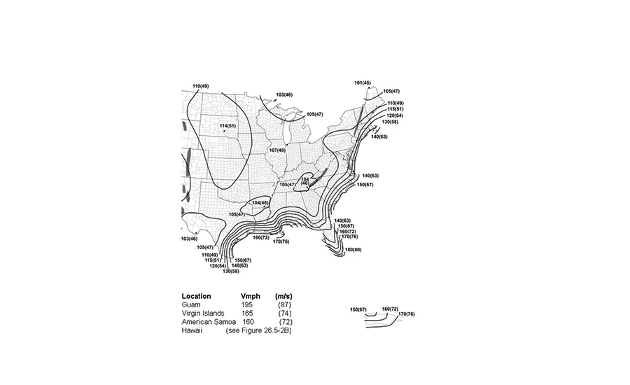 wind map ASCE 7