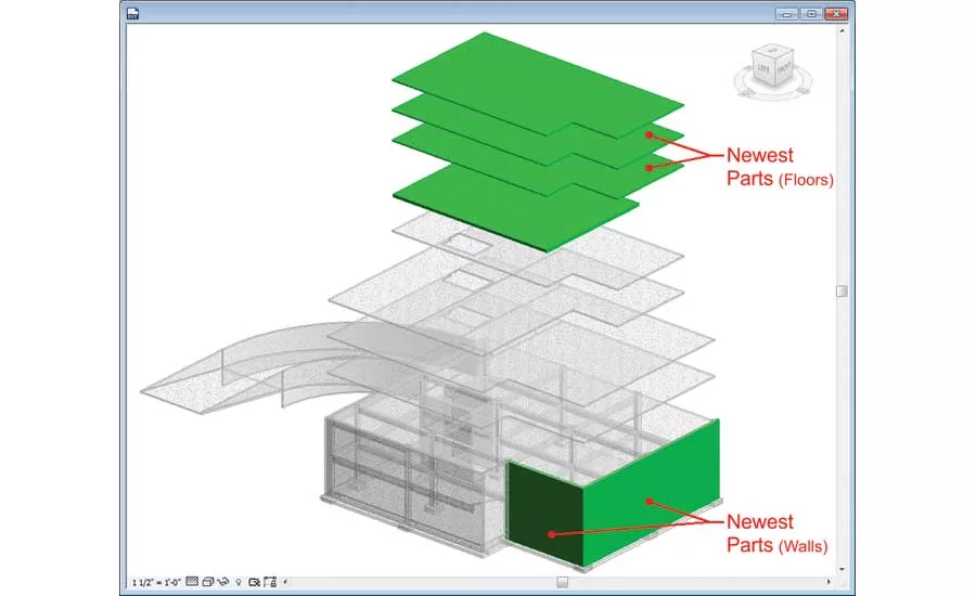 construction model in PartsLab