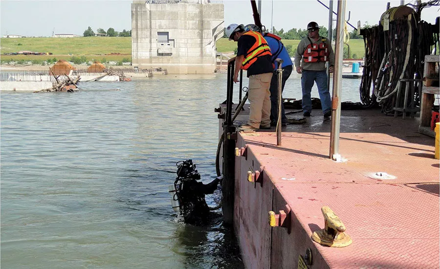 Concrete dam sections