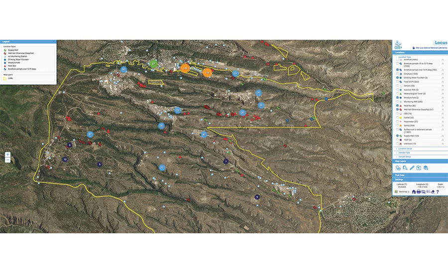 40-sq-mile Los Alamos, N.M., nuclear site