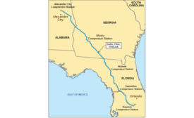 Natural-Gas Pipeline Map