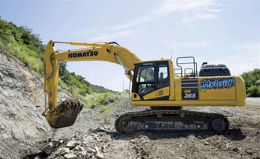 36-ton-class HB365LC-3 hybrid excavator