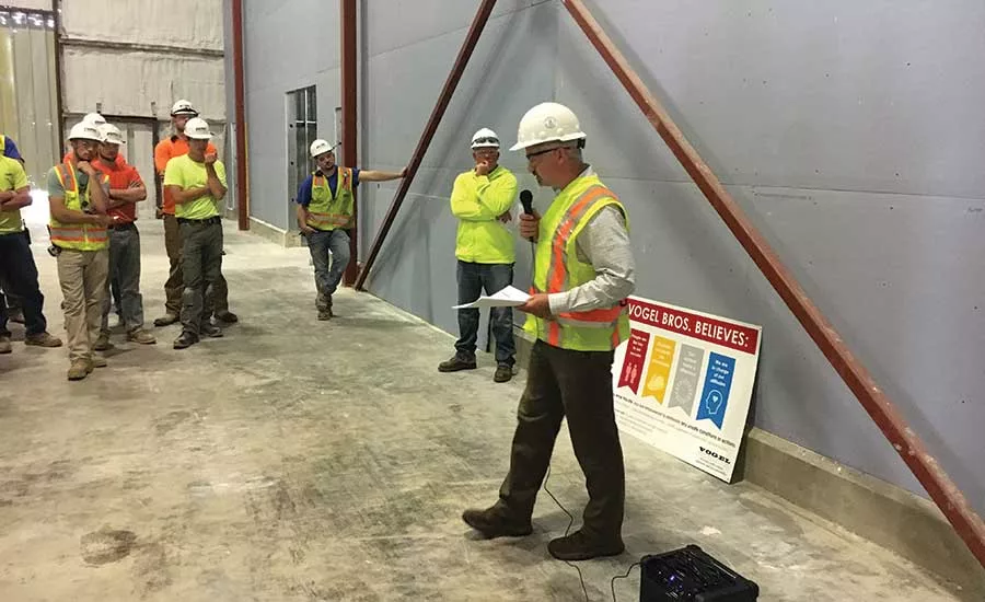 Safety standdown on fall protection