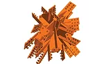Eight cantilevered petals