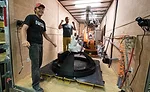 Lattice-style, 3D-printed wall segment