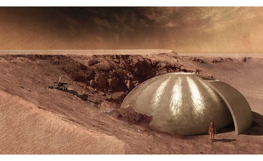 tab hugge kan opfattes 3D Printing Buildings on Mars Has Lessons for Back on Earth | 2017-08-30 |  ENR | Engineering News-Record
