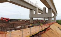 Elevated guideway system
