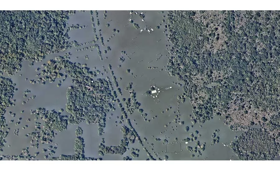 Houston aerial view
