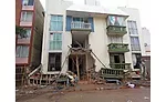 Mexico City residential building after quake