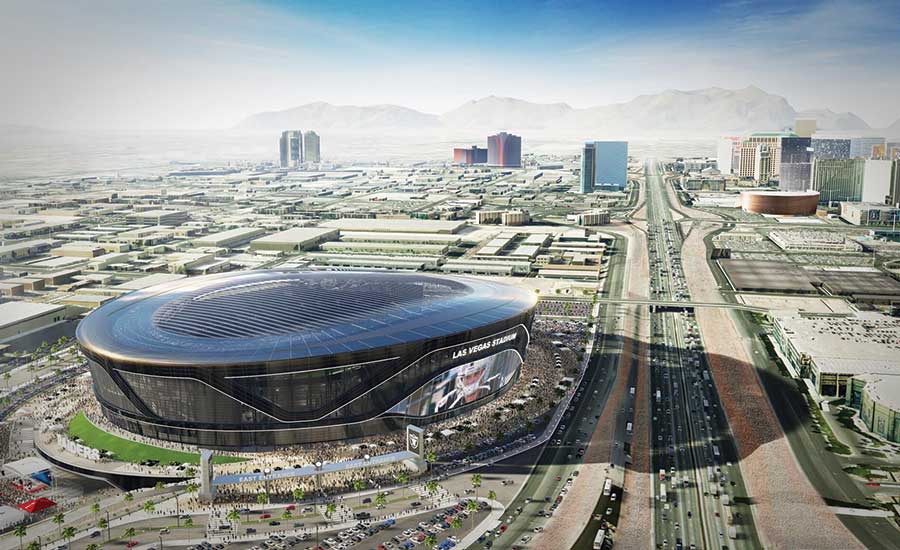 Oakland Raiders Break Ground in Las Vegas for New Stadium, 2017-11-01, ENR