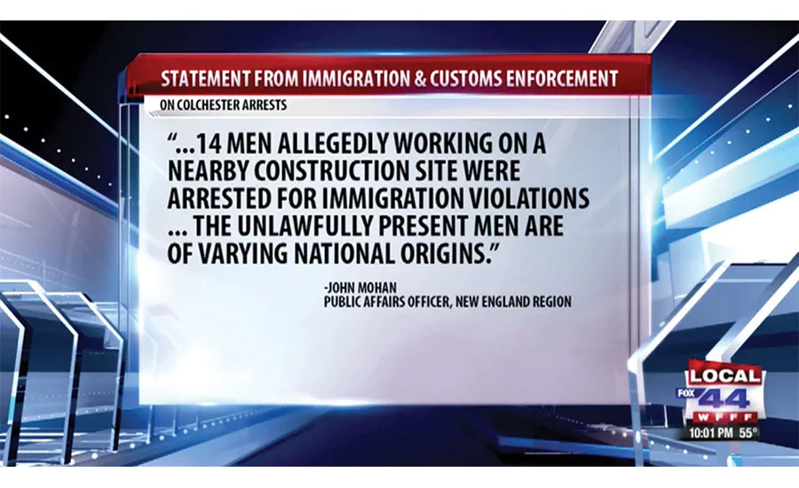Undocumented construction workers arrested