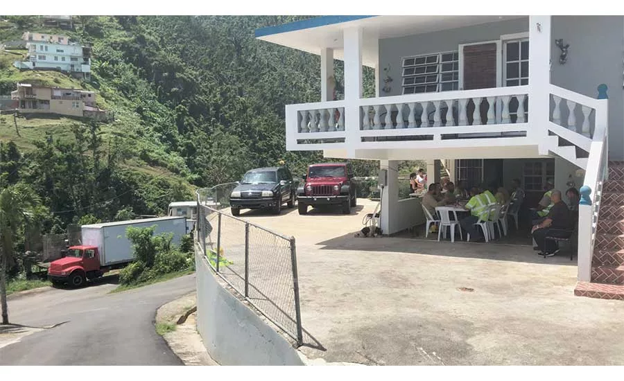 Puerto Rico power restoration workers